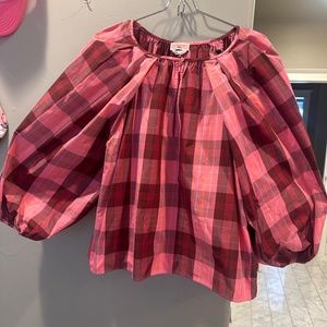 Kate Spade Plaid Top